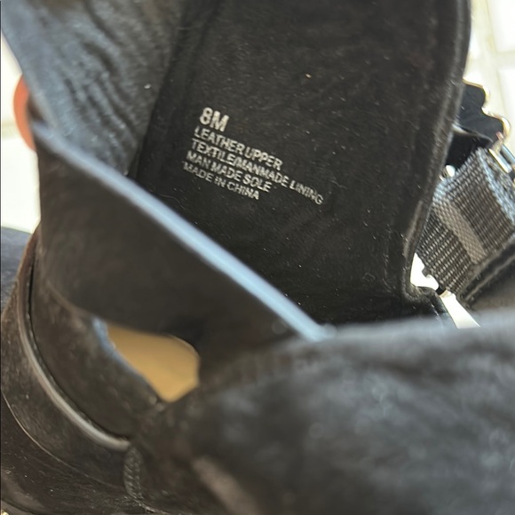 Gianni Bini Black Suede Heeled Ankle Booties with Pointed Toe - Picture 2 of 5